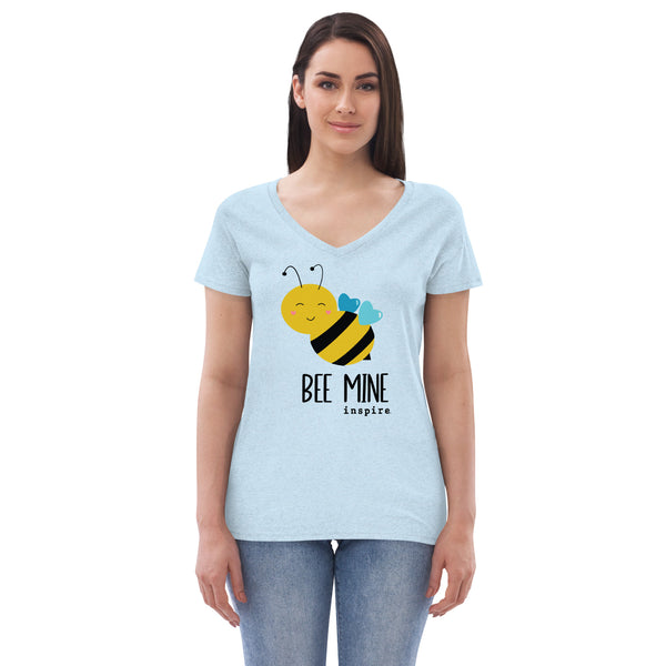 inspire Bee Mine Women’s recycled v-neck t-shirt