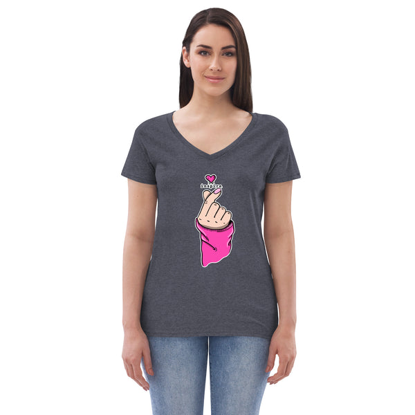 inspire KPOP Women’s recycled v-neck t-shirt