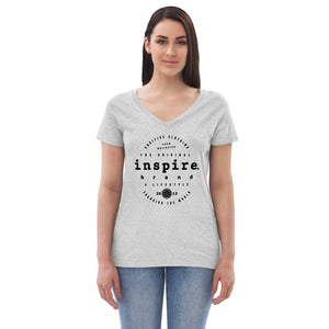inspire Vintage Emblem Women’s recycled v-neck t-shirt