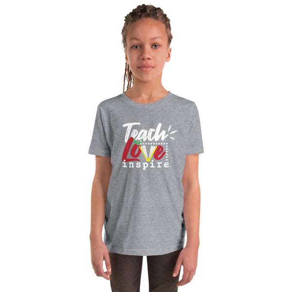 inspire Teach Love Youth Short Sleeve T-Shirt