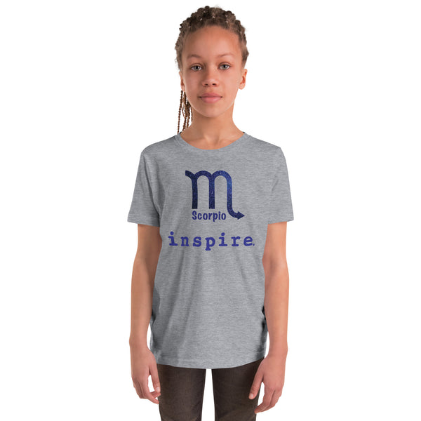 inspire Scorpio Zodiac Youth Short Sleeve T-Shirt