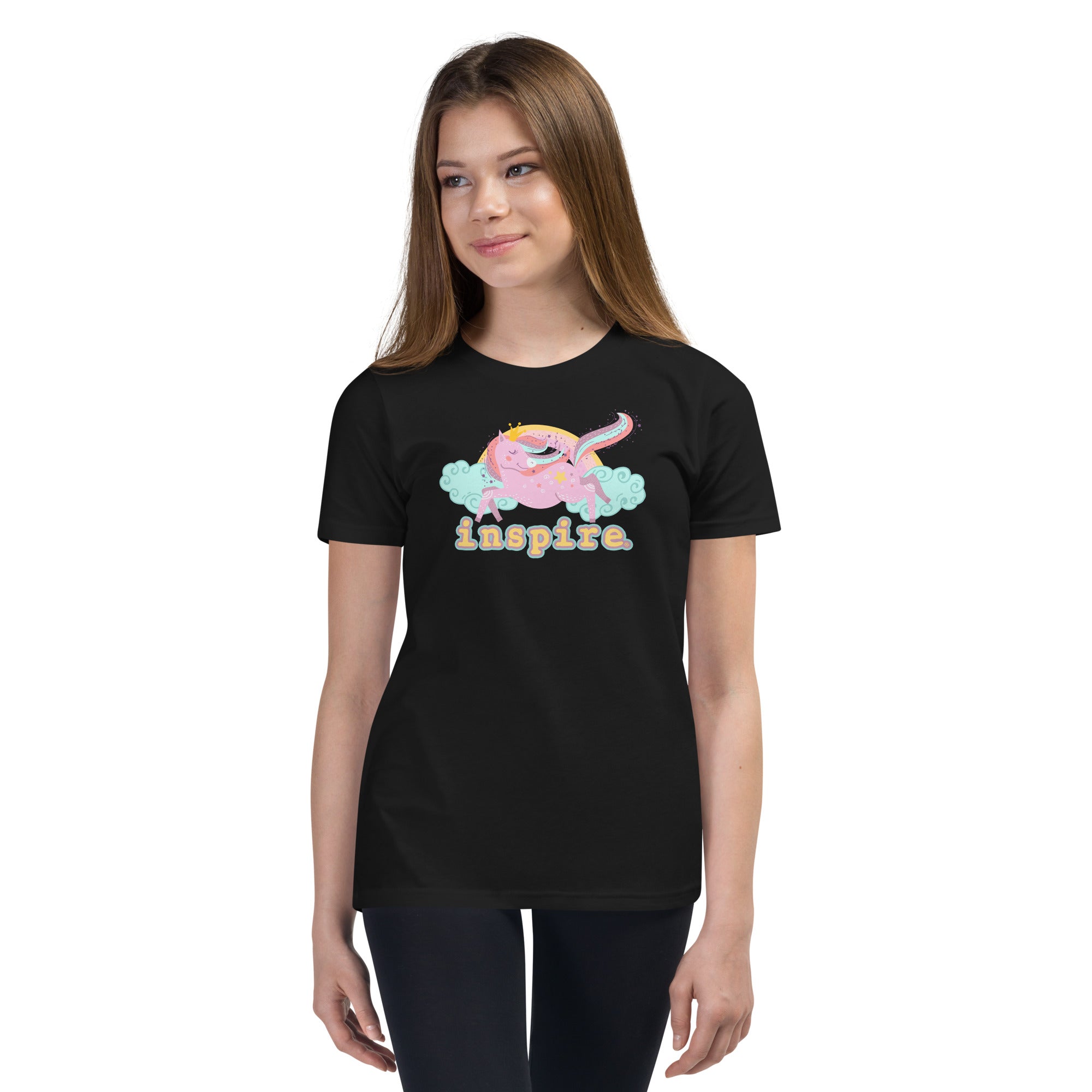 inspire Unicorn Youth Short Sleeve T-Shirt