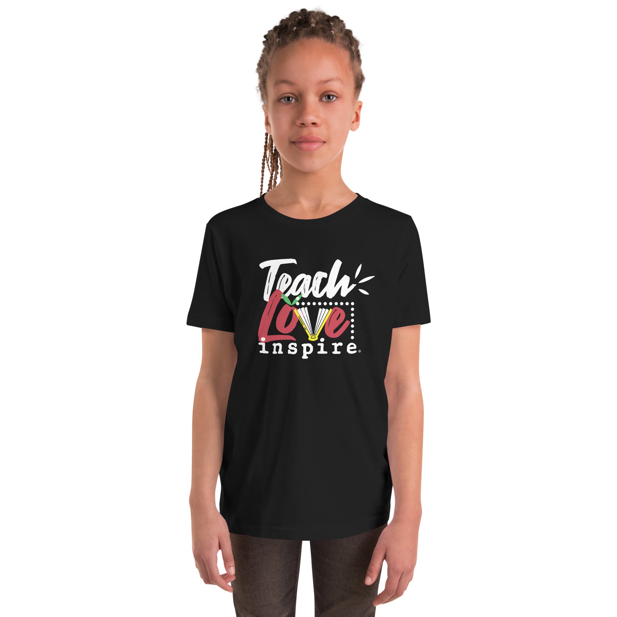 inspire Teach Love Youth Short Sleeve T-Shirt