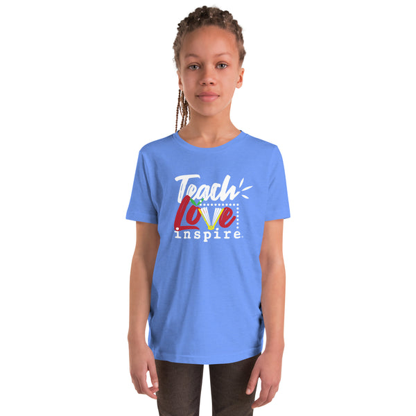 inspire Teach Love Youth Short Sleeve T-Shirt