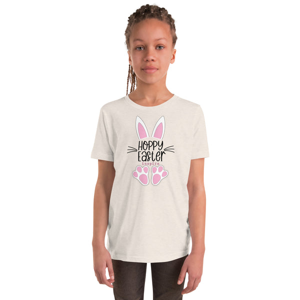 inspire Hoppy Easter Youth Short Sleeve T-Shirt