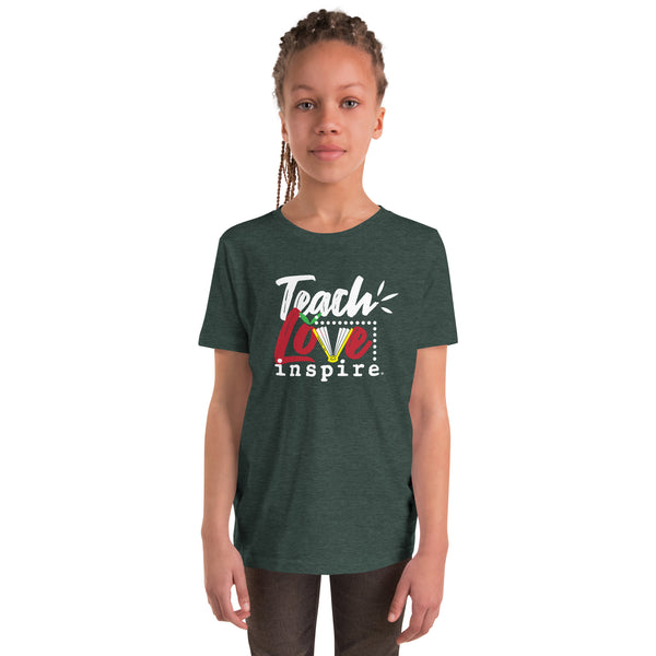 inspire Teach Love Youth Short Sleeve T-Shirt