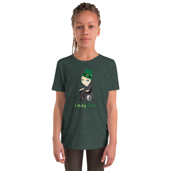 inspire Shamrock Eric Chibi Youth Short Sleeve T-Shirt