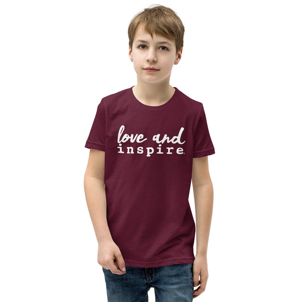 Love and inspire Youth Short Sleeve T-Shirt