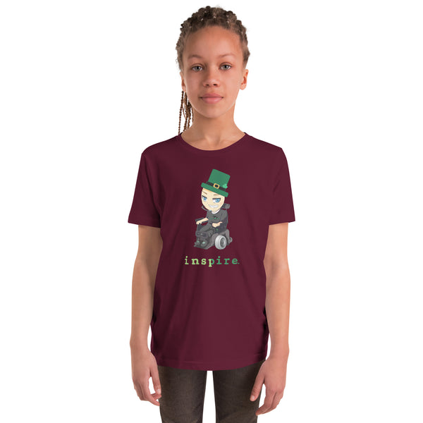 inspire Shamrock Eric Chibi Youth Short Sleeve T-Shirt