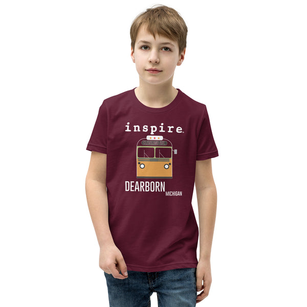 inspire Dearborn Bus Youth Short Sleeve T-Shirt