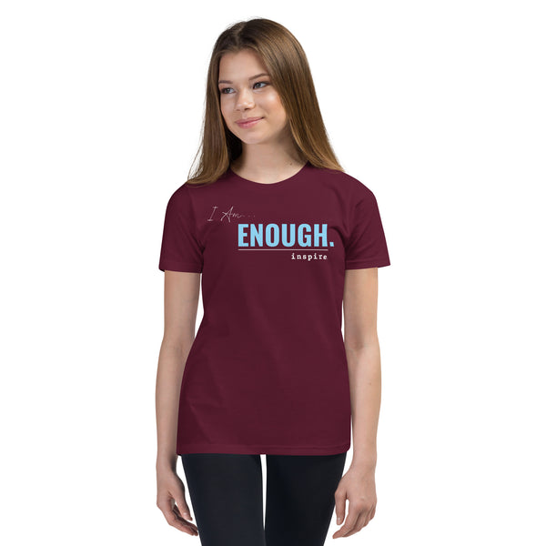 inspire I Am Enough Youth Short Sleeve T-Shirt