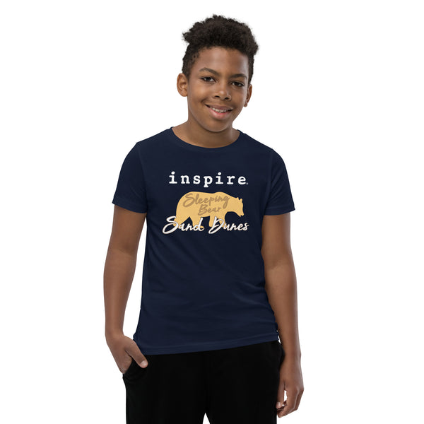 inspire Sleeping Bear Sand Dunes Youth Short Sleeve T-Shirt