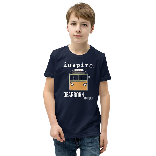 inspire Dearborn Bus Youth Short Sleeve T-Shirt