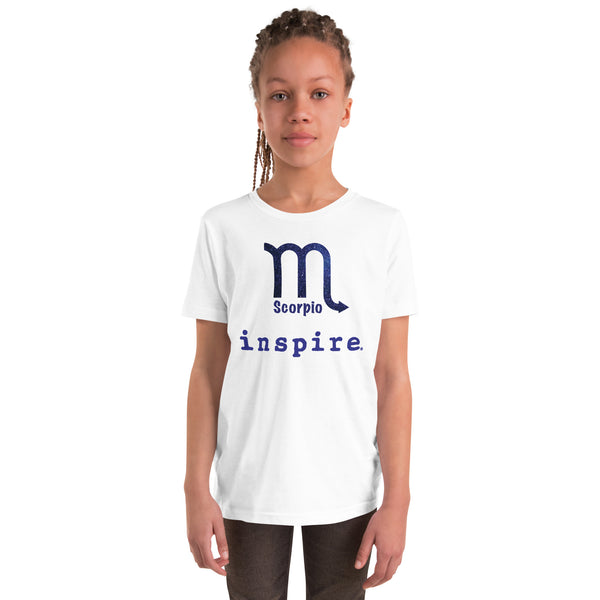 inspire Scorpio Zodiac Youth Short Sleeve T-Shirt