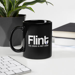 Flint Water Crisis Black Glossy Mug