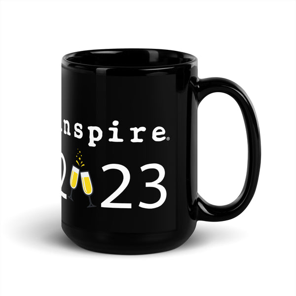 inspire 2023 with Glass Black Glossy Mug