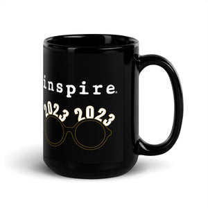 inspire 2023 Fun Glasses Black Glossy Mug