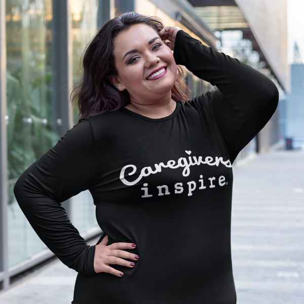 Caregiving Like A Boss Unisex Long Sleeve Shirt