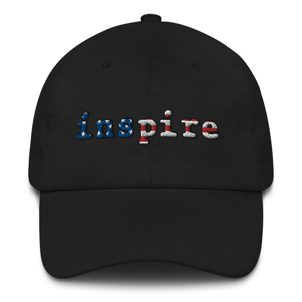 inspire Freedom Embroidered Classic Dad Cap in Assorted Colors