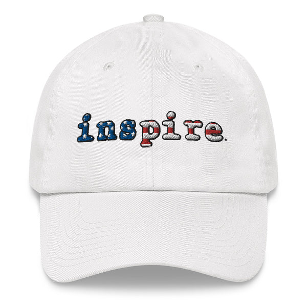 inspire Freedom Embroidered Classic Dad Cap in Assorted Colors