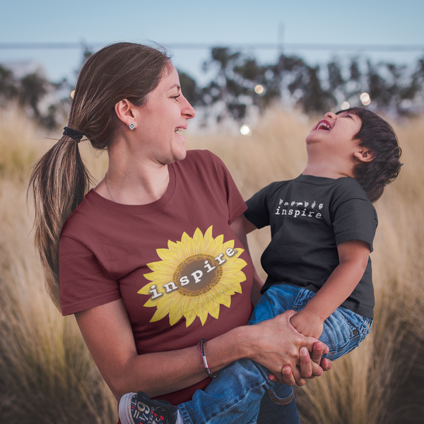 inspire Sunflower Women's Short Sleeve T-shirt