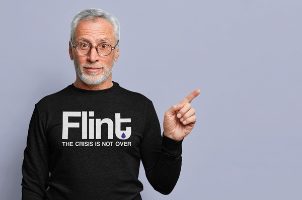 Flint Water Crisis Men’s Long Sleeve Shirt