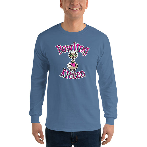 Bowling Kitten Unisex Long Sleeve Shirt