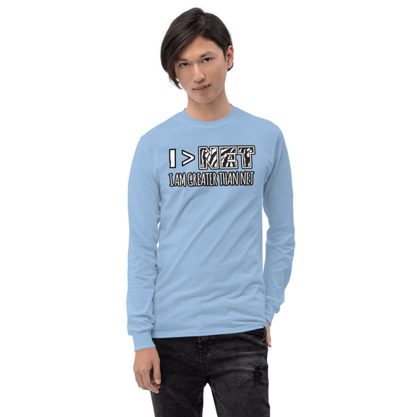 I Am Greater Than NET Unisex Long Sleeve Shirt