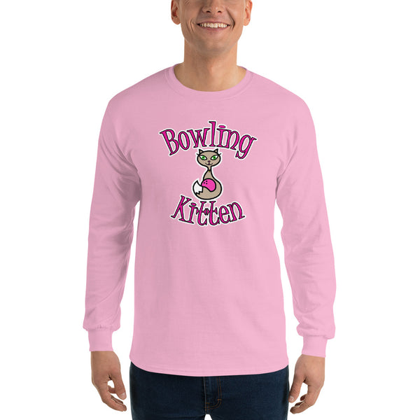 Bowling Kitten Unisex Long Sleeve Shirt