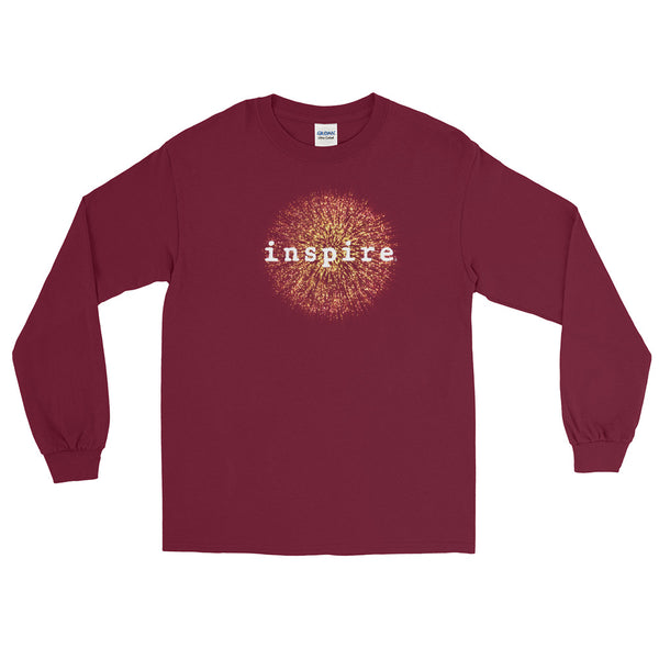 inspire Firework Unisex Long Sleeve Shirt