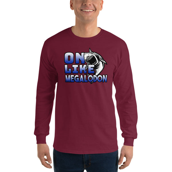 On Like Megalodon Unisex Long Sleeve Shirt