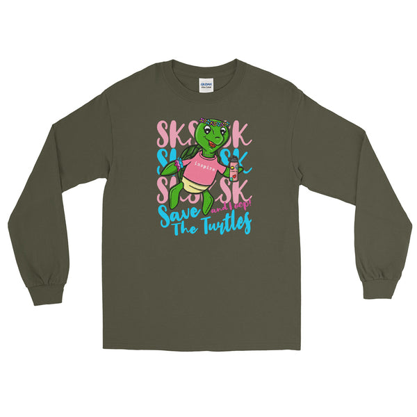 SKSKSK Save The Turtles Unisex Long Sleeve Shirt