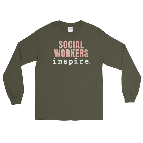 inspire Social Worker Unisex Long Sleeve Shirt