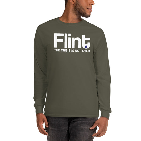 Flint Water Crisis Men’s Long Sleeve Shirt