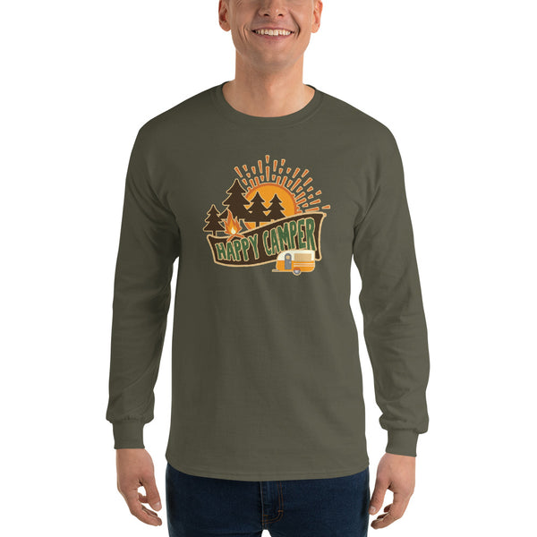 Happy Camper Unisex Long Sleeve Shirt