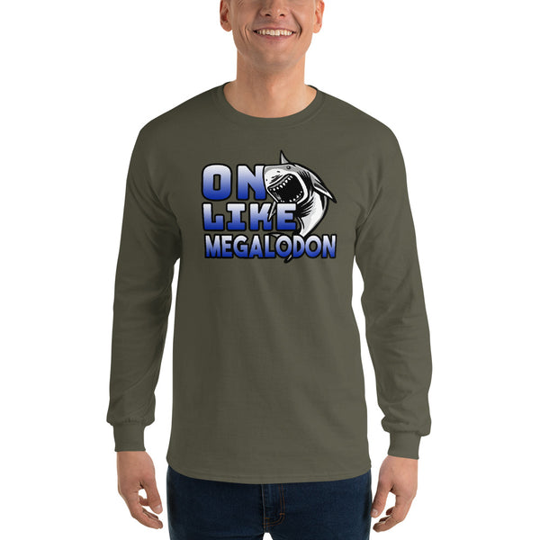 On Like Megalodon Unisex Long Sleeve Shirt