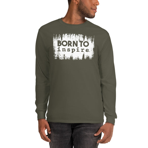 Born to inspire Grunge Unisex Long Sleeve Shirt