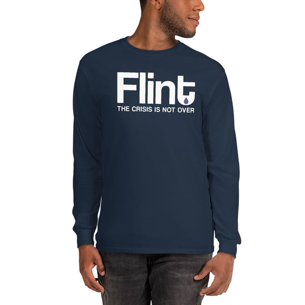 Flint Water Crisis Men’s Long Sleeve Shirt