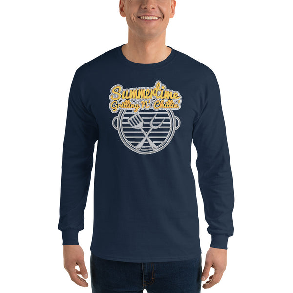 Grill and Chill Unisex Long Sleeve Shirt
