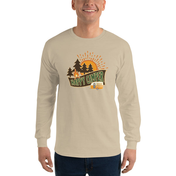 Happy Camper Unisex Long Sleeve Shirt