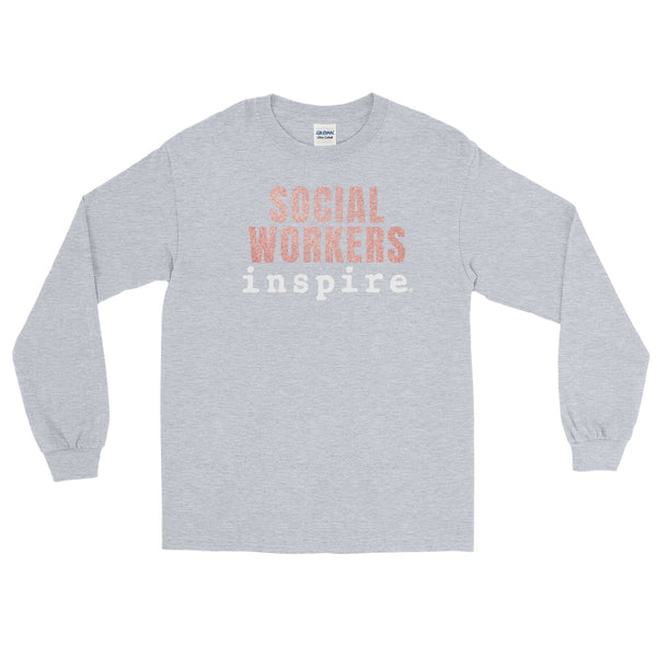 inspire Social Worker Unisex Long Sleeve Shirt