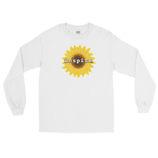 inspire Sunflower Unisex Long Sleeve Shirt