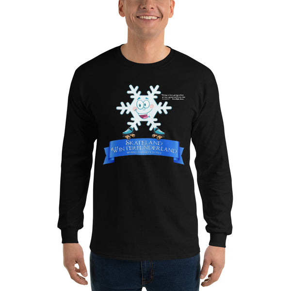 Skateland Winterfunderland Snowflake Steve Long Sleeve T-Shirt