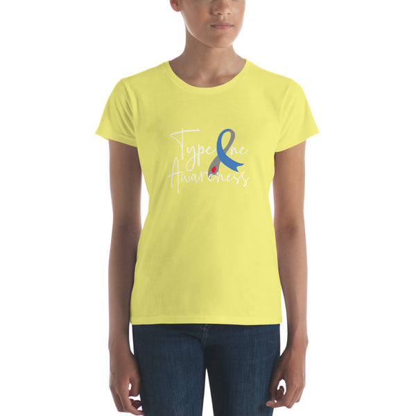 Type One Diabetes Awareness Women's Short Sleeve T-shirt