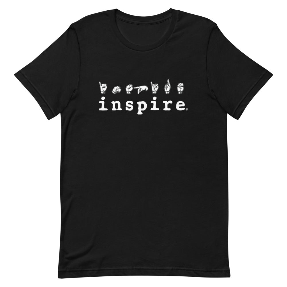 inspire ASL American Sign Language Short-Sleeve Unisex T-Shirt