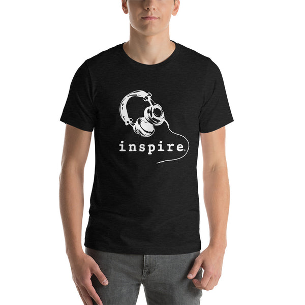 inspire Headphones Short-Sleeve Unisex T-Shirt