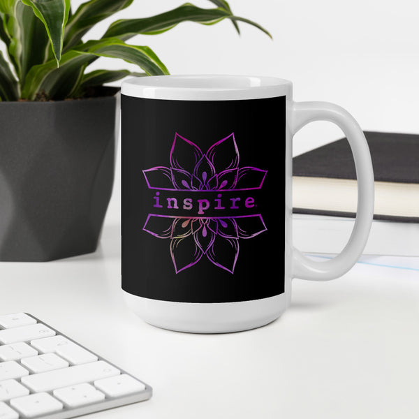 inspire Lotus Flower Coffee Mug