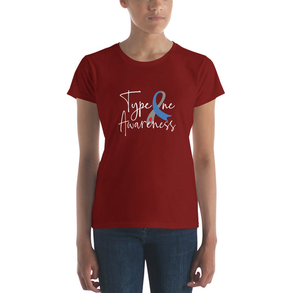 Type One Diabetes Awareness Women's Short Sleeve T-shirt