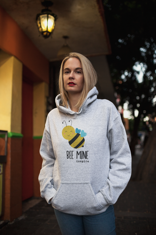 inspire Heart Bee Mine Unisex Hoodie