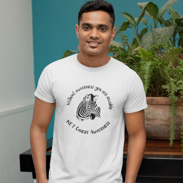NET Neuroendocrine Cancer Awareness Short-sleeve unisex t-shirt